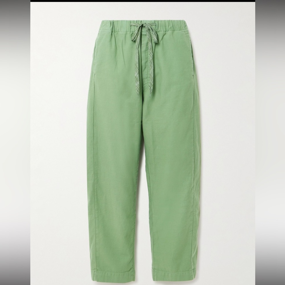 MOTHER Drawn Half-Pipe barrel-leg pants